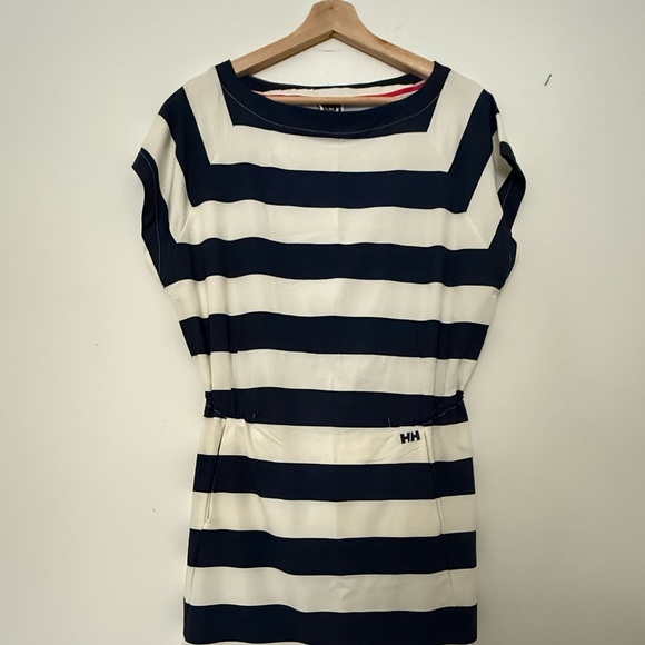 Helly Hansen Dresses & Skirts - Helly Hansen Nautical Stripe Dress | Women’s Size Small,hidden drawstring